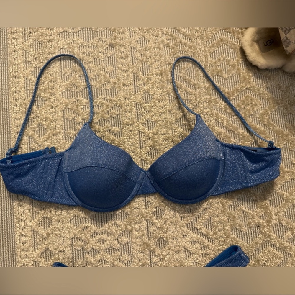 TRIANGL marina sparkle bikini top